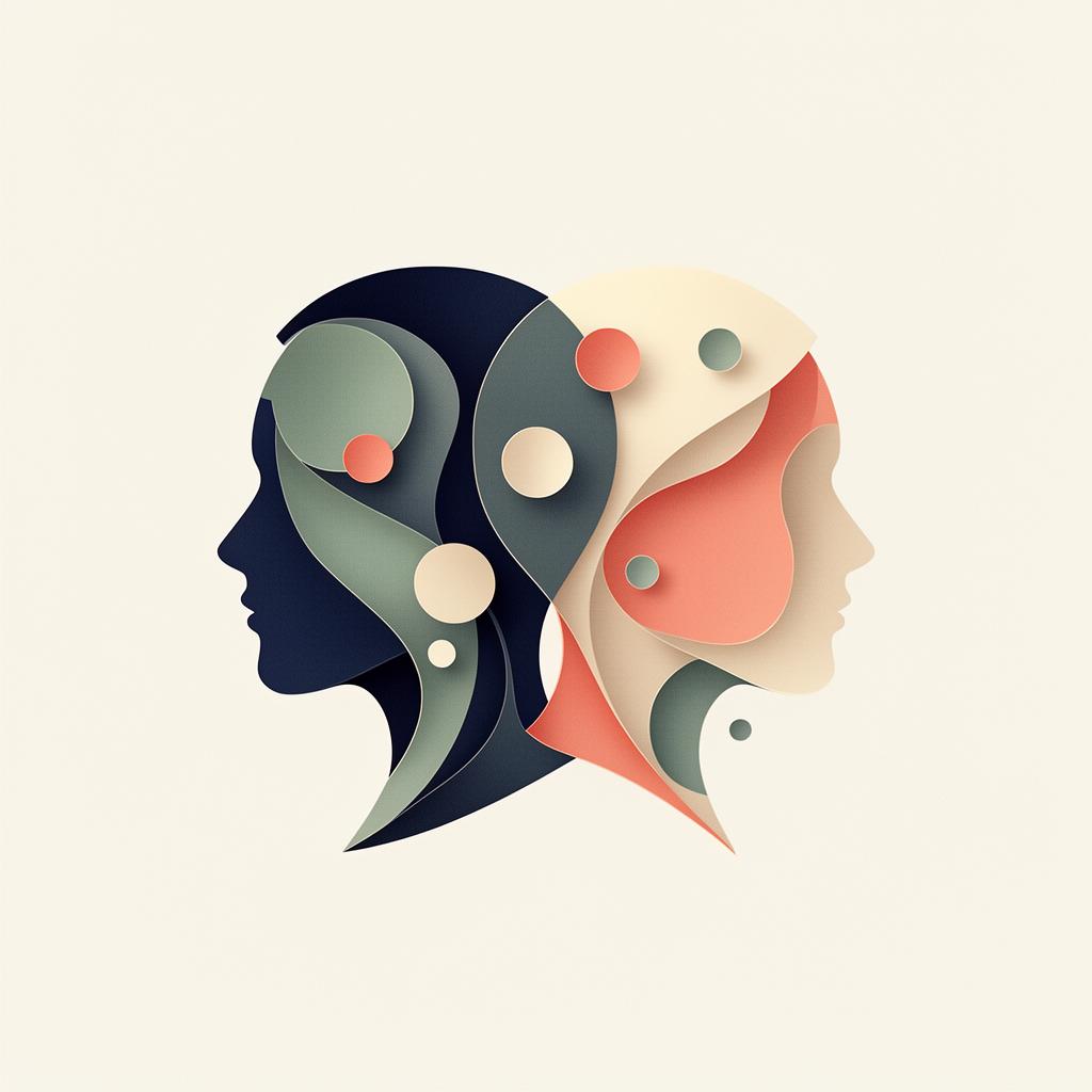 Abstract layered profiles representing a private therapeutic conversation